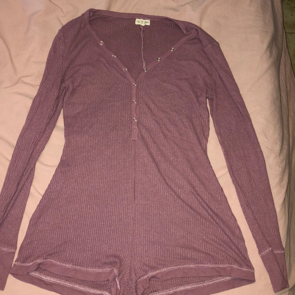 Soft teddy/ pajama romper